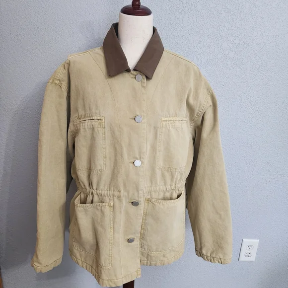 Anthropologie Blank NYC Tan Utility Jacket - Picture 3 of 7